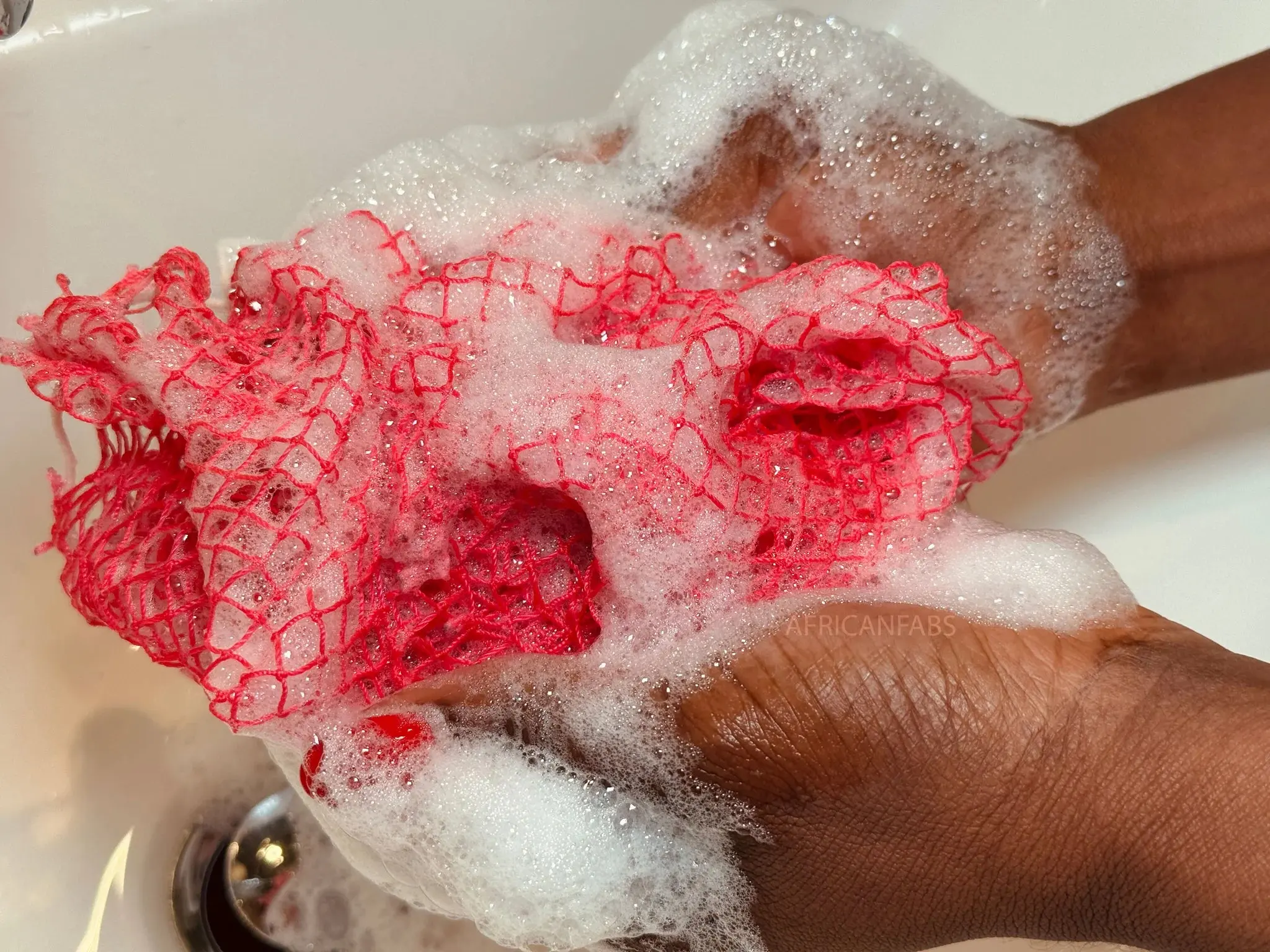 African Net Sponge Sapo Blue - Image 3