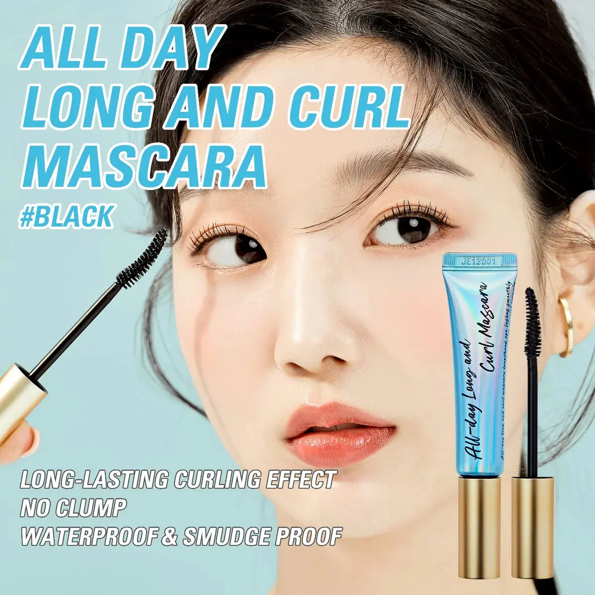 All-Day Long And Curl Mascara 01 Black - Image 4