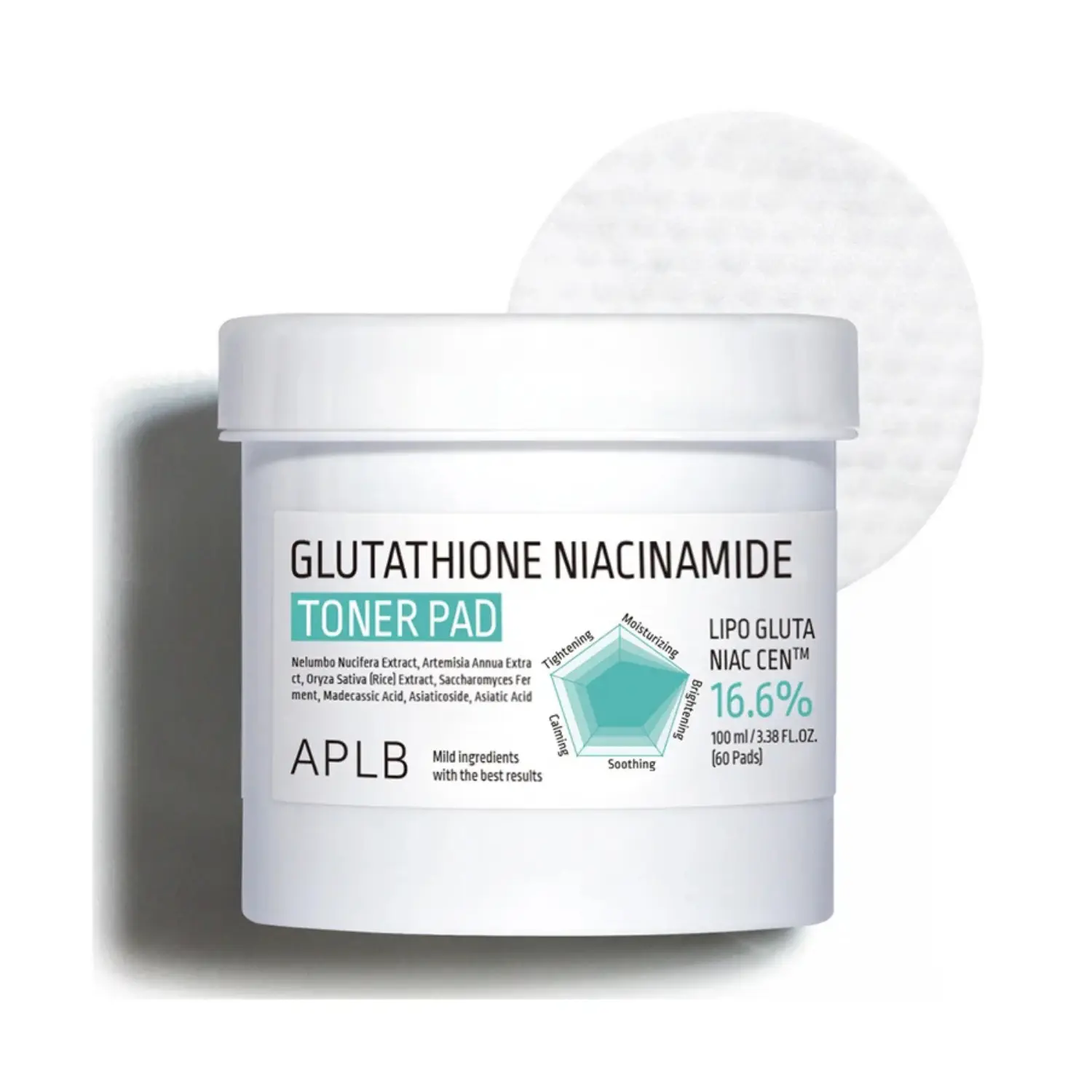 Glutathione Niacinamide Toner Pad