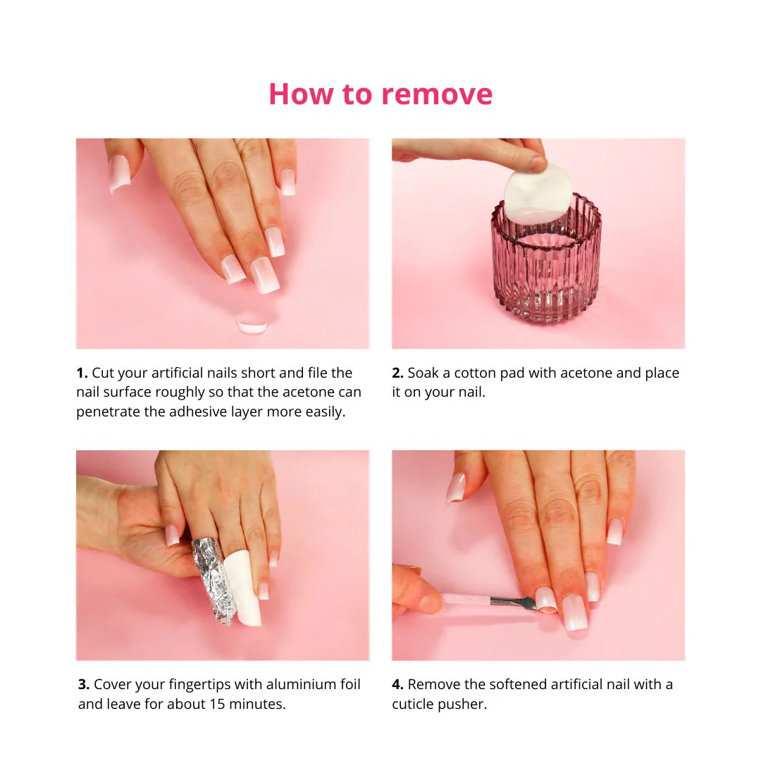 24 pcs Press On Nails Polka Dots - Image 8