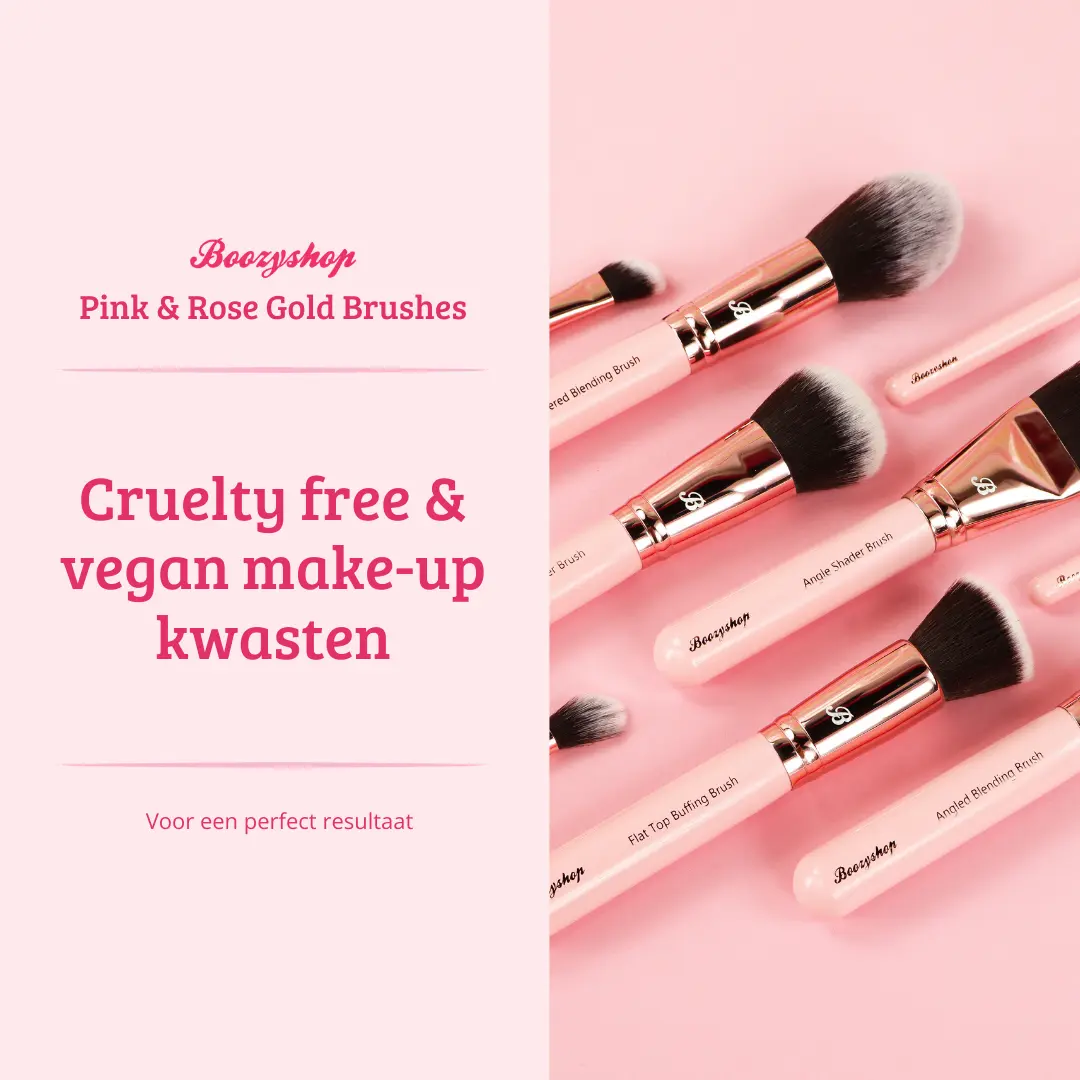 Pink & Rose Gold Brow Liner Brush - Image 8