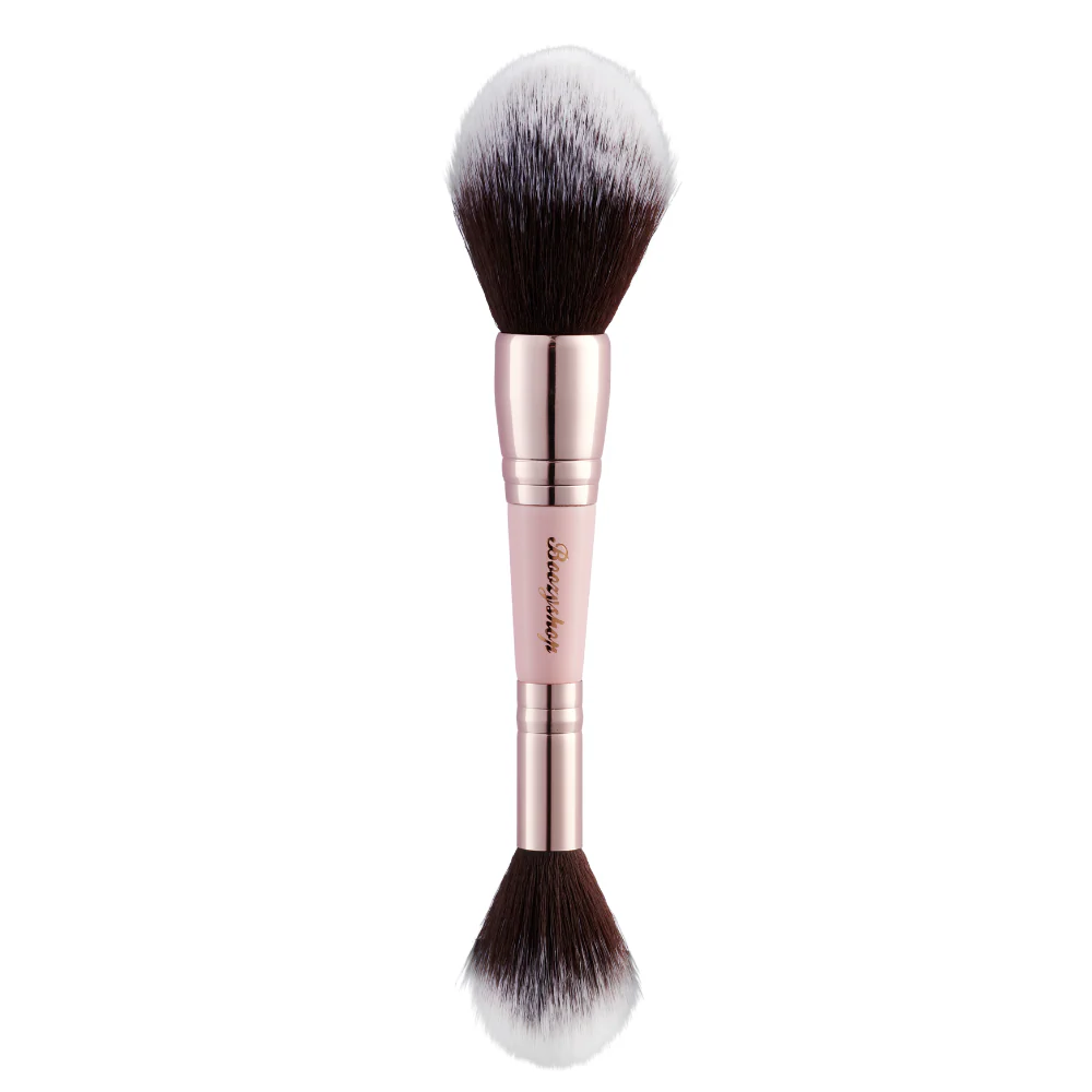 Soft Pink and Gold Powder Duo Brush