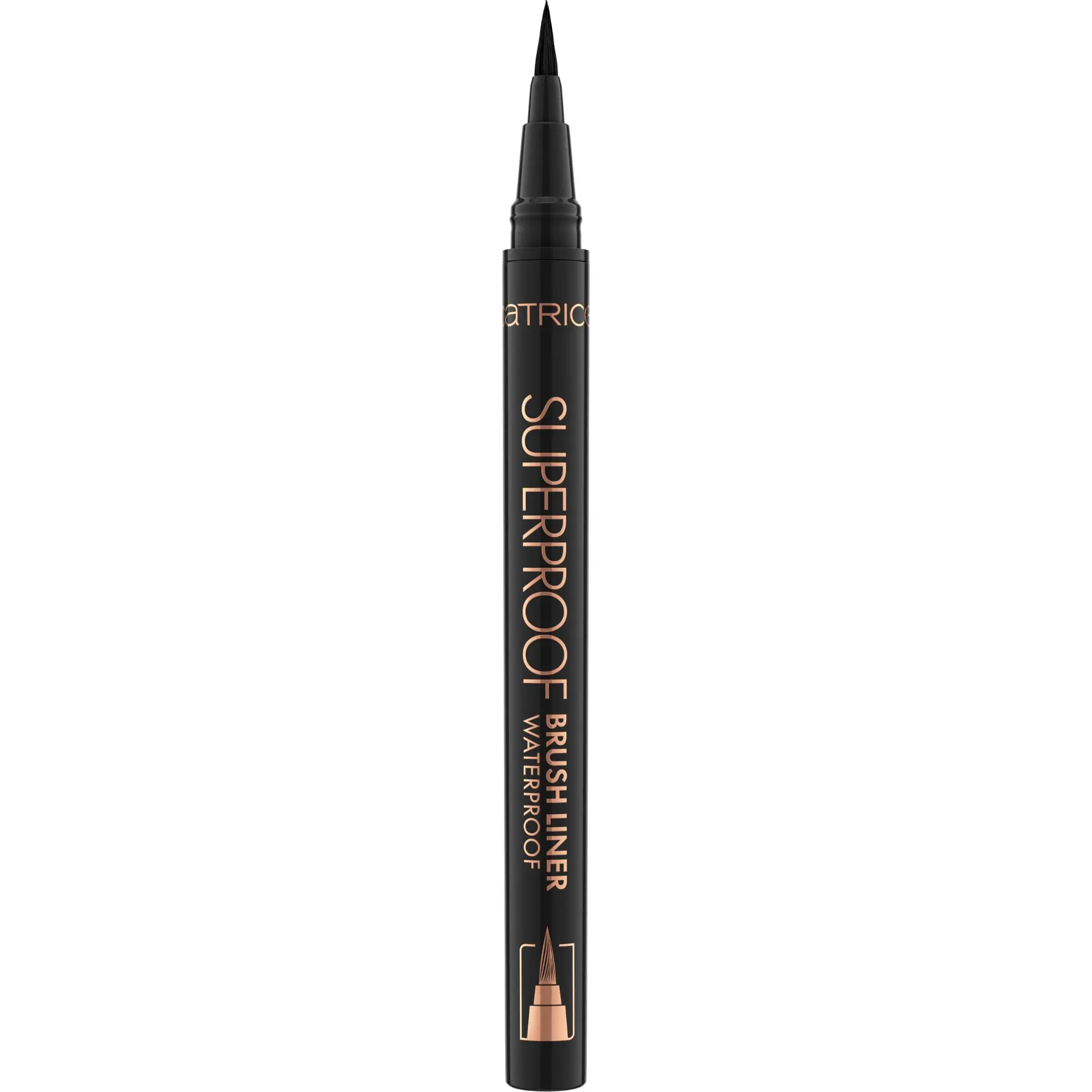 Superproof Brush Liner Waterproof 010 Midnight Black