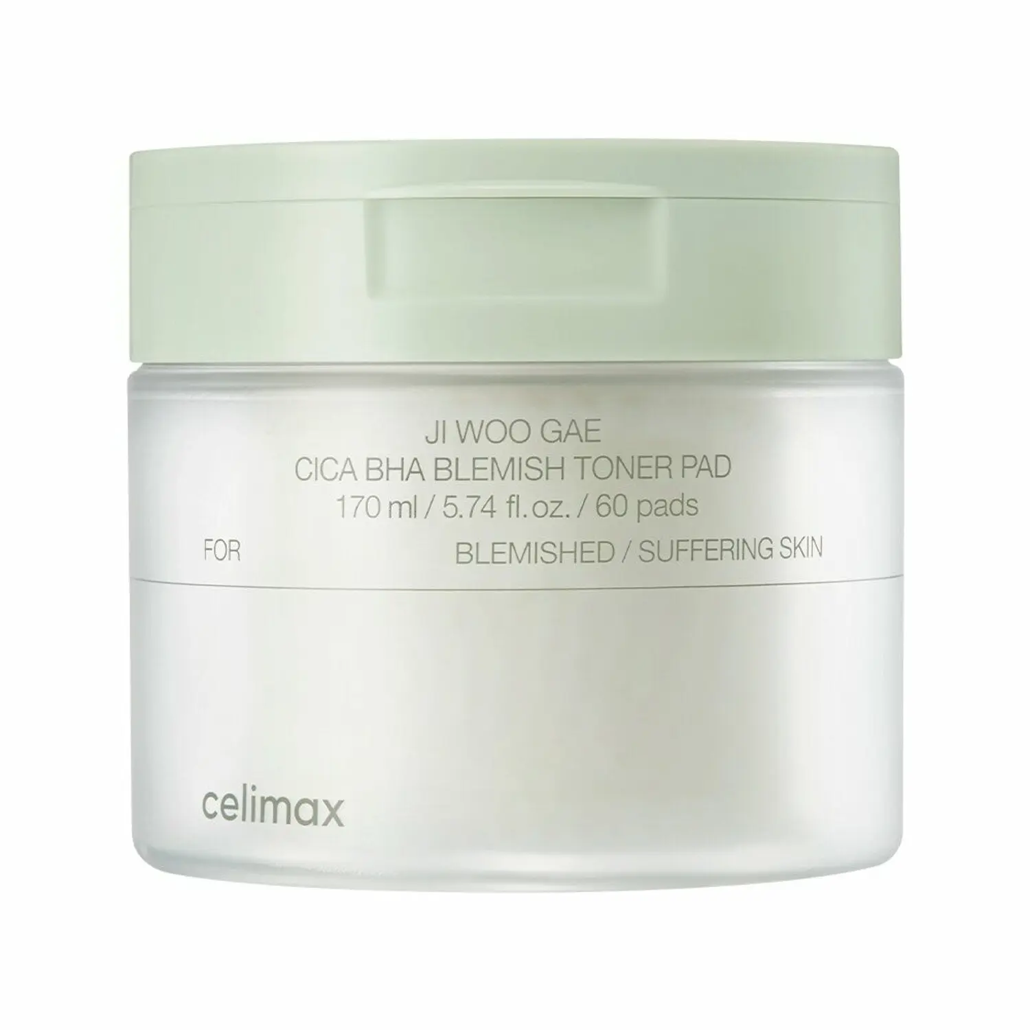 Ji Woo Gae Cica BHA Blemish Toner Pad
