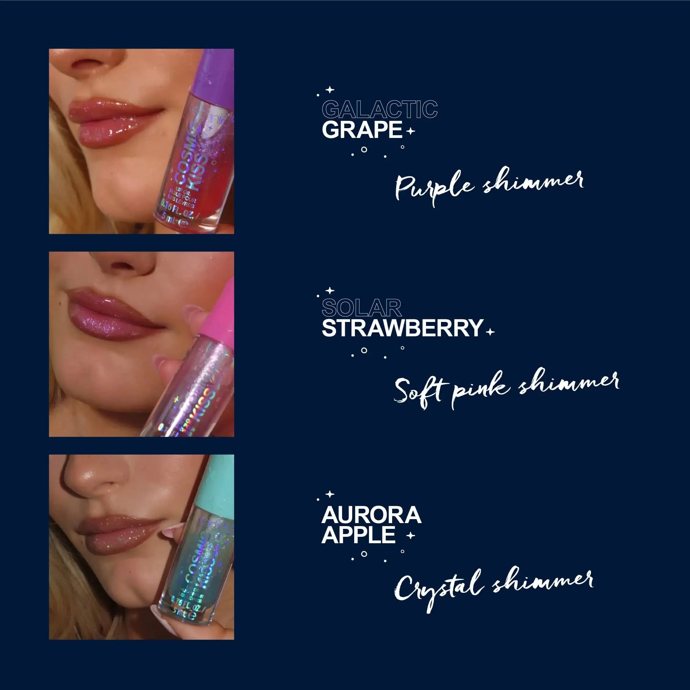 Cosmic Kiss Lip Oil Aurora Apple - Image 6