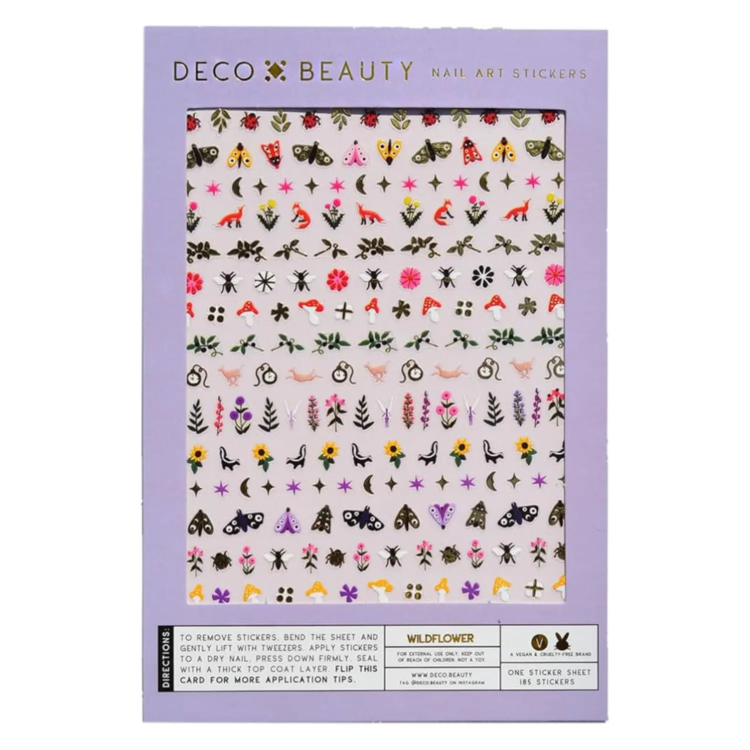 Nail Art Stickers Wildflower