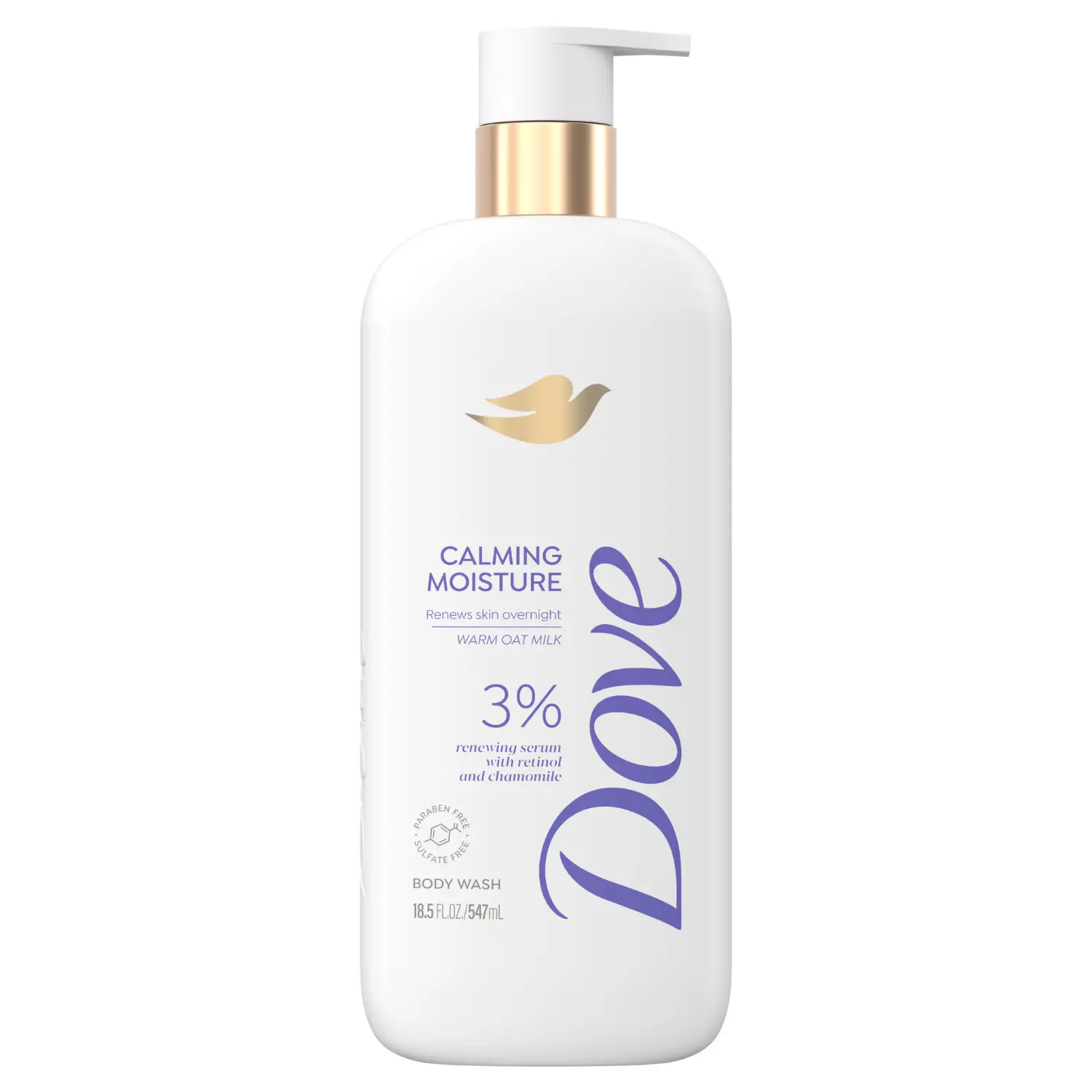 Calming Moisture Body Wash with Retinol & Chamomile Warm Oat Milk