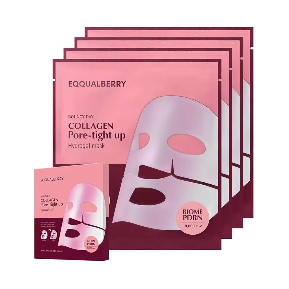 Collagen Pore-Right Up Hydrogel Mask 4-Pack