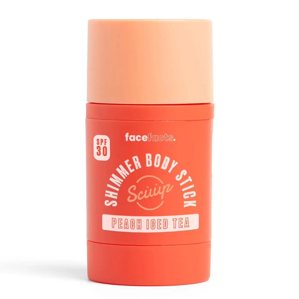 Scuup Peach Iced Tea SPF30 Shimmer Body Stick