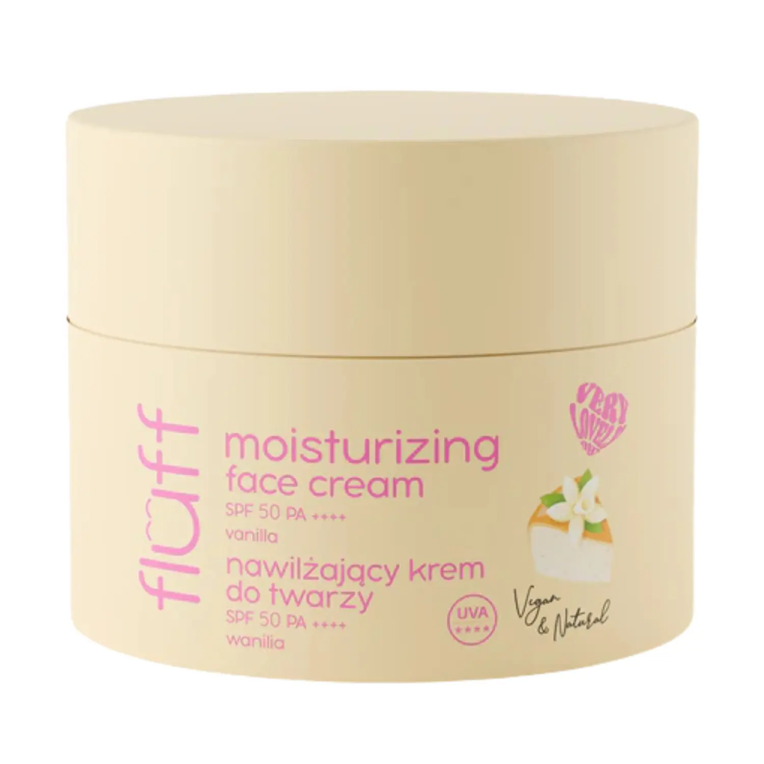 SPF50 Face cream Vanilla