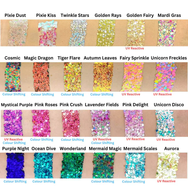Magic Sparkles Colour Shifting Glitter Cream Palette - Image 2