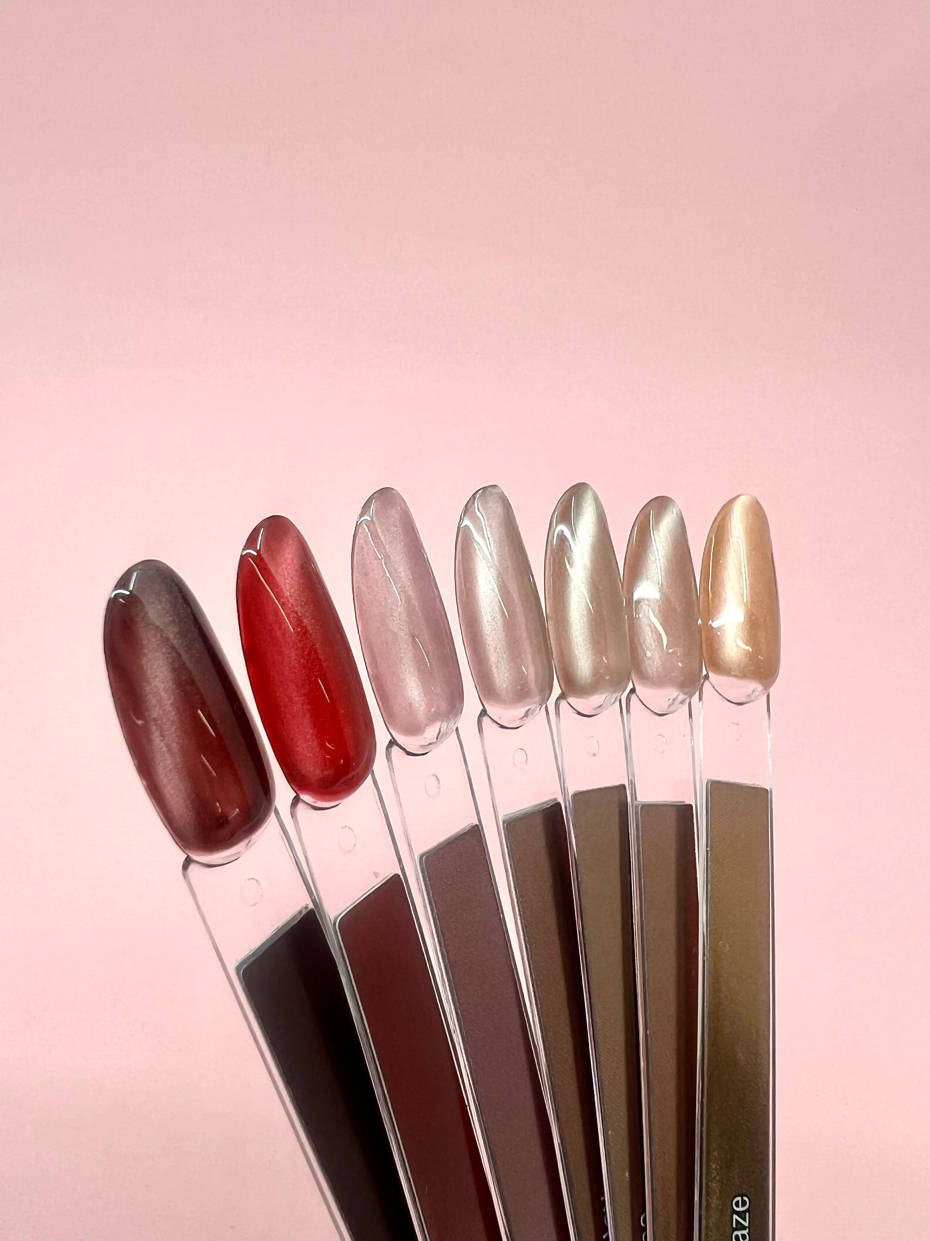 Cat Eye Gel Polish Satin Rose Veil - Image 2