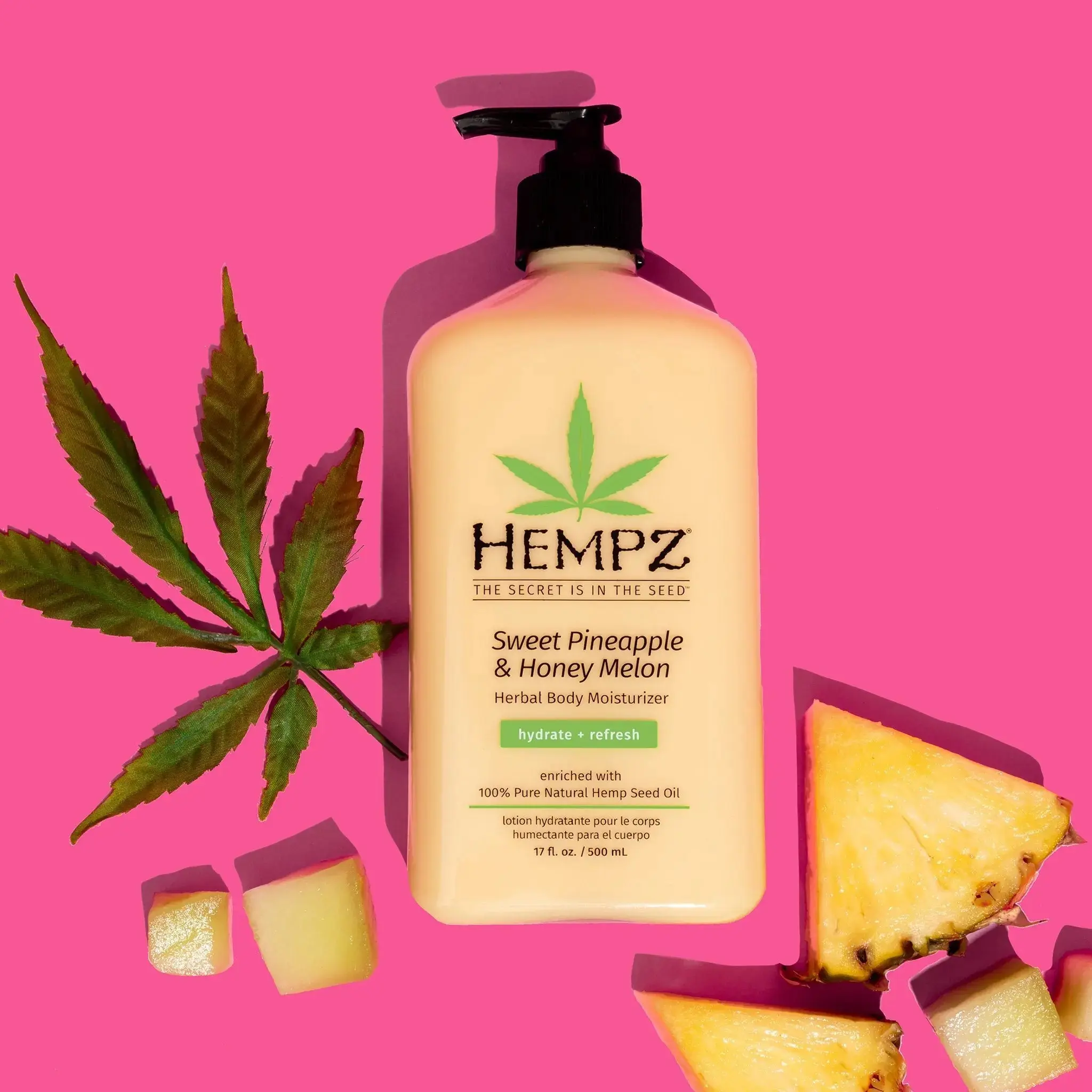Sweet Pineapple & Honey Melon Herbal Body Moisturizer 500 ml. - Image 7