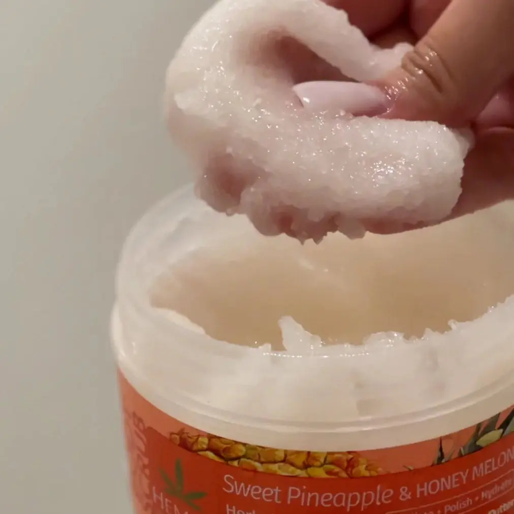 Sweet Pineapple & Honey Melon Herbal Body Scrub - Image 2