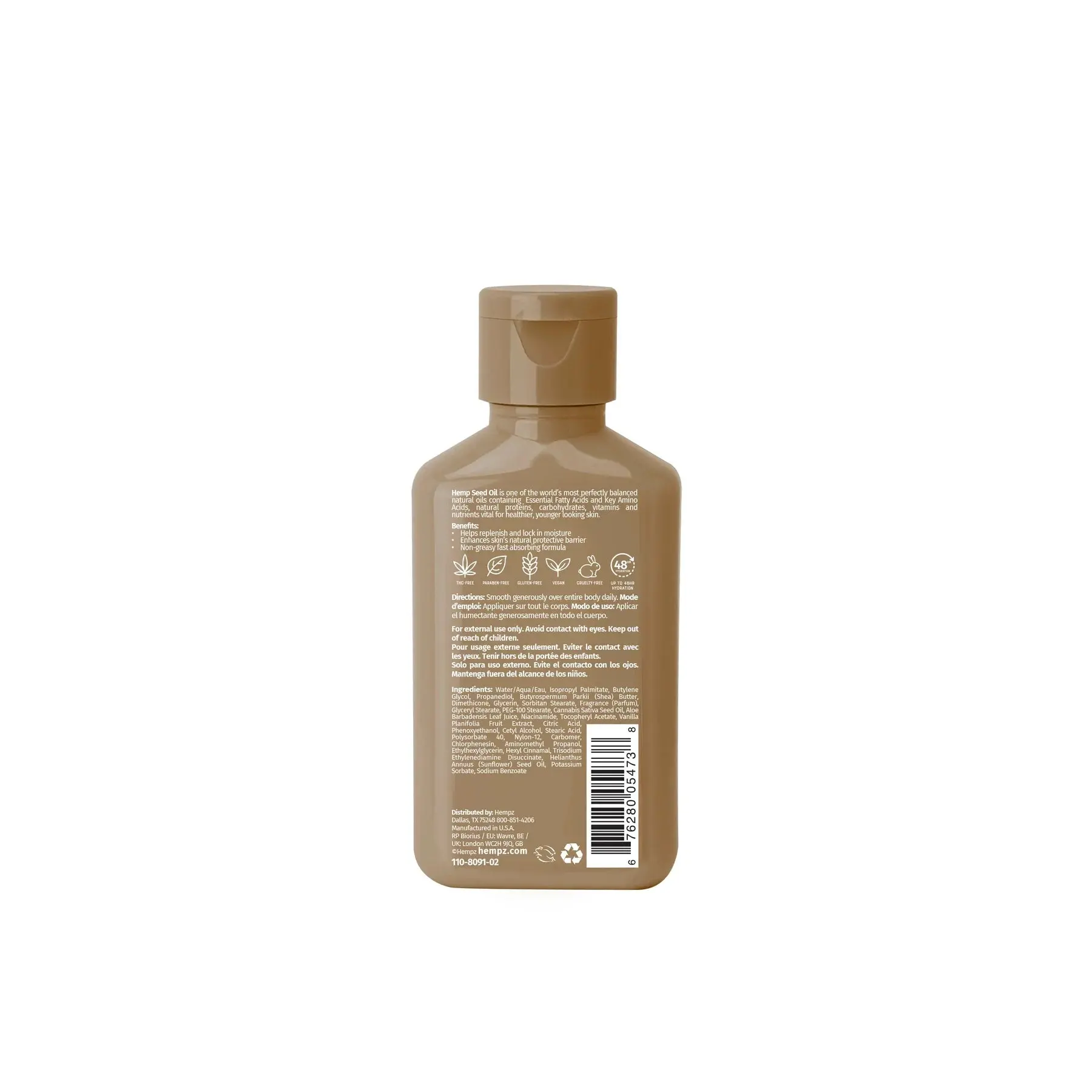 Travel-Size Vanilla Lux Herbal Body Moisturizer - Image 6