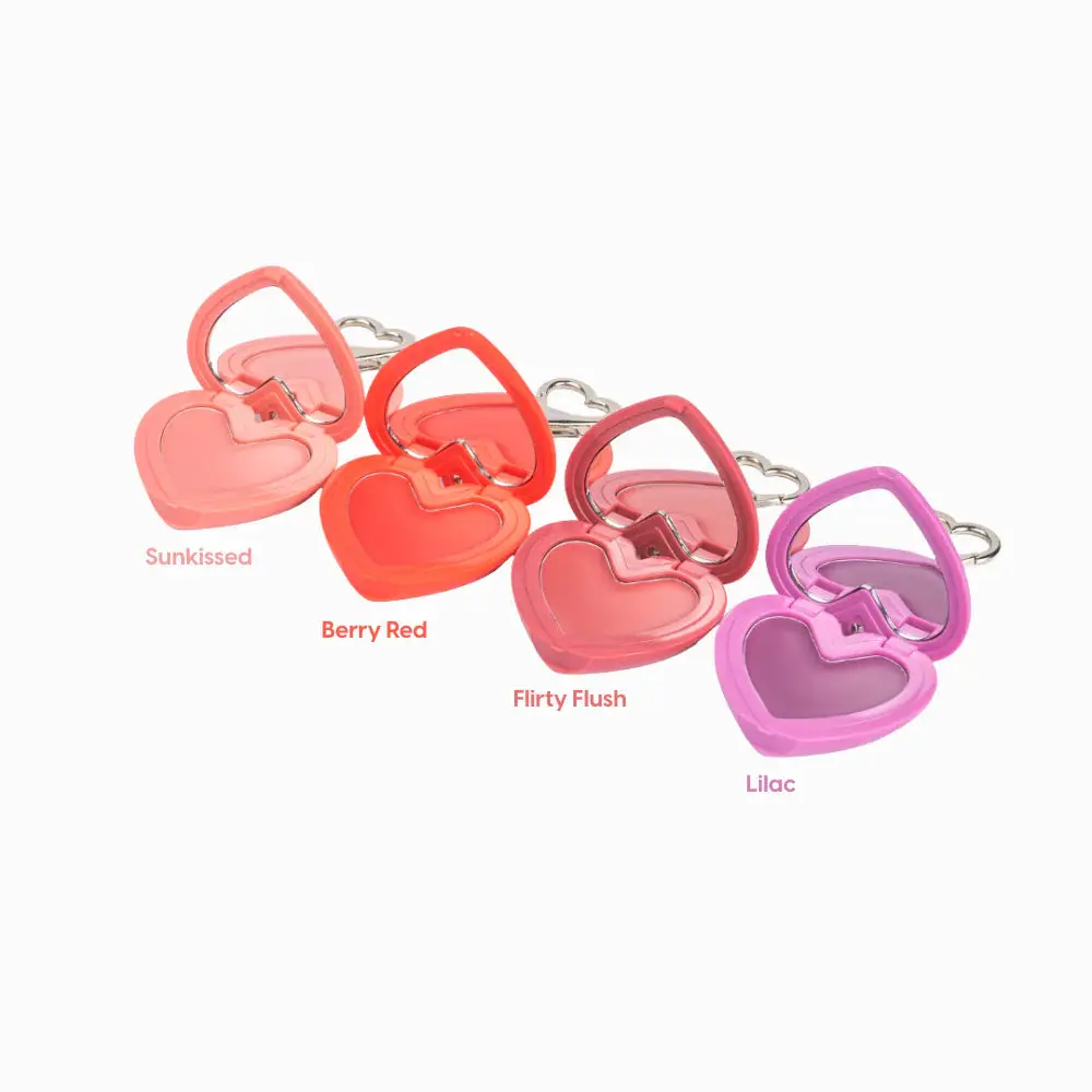 Stay Blushin! Lip and Cheek Cream Blush Keychain Lilac - Image 2