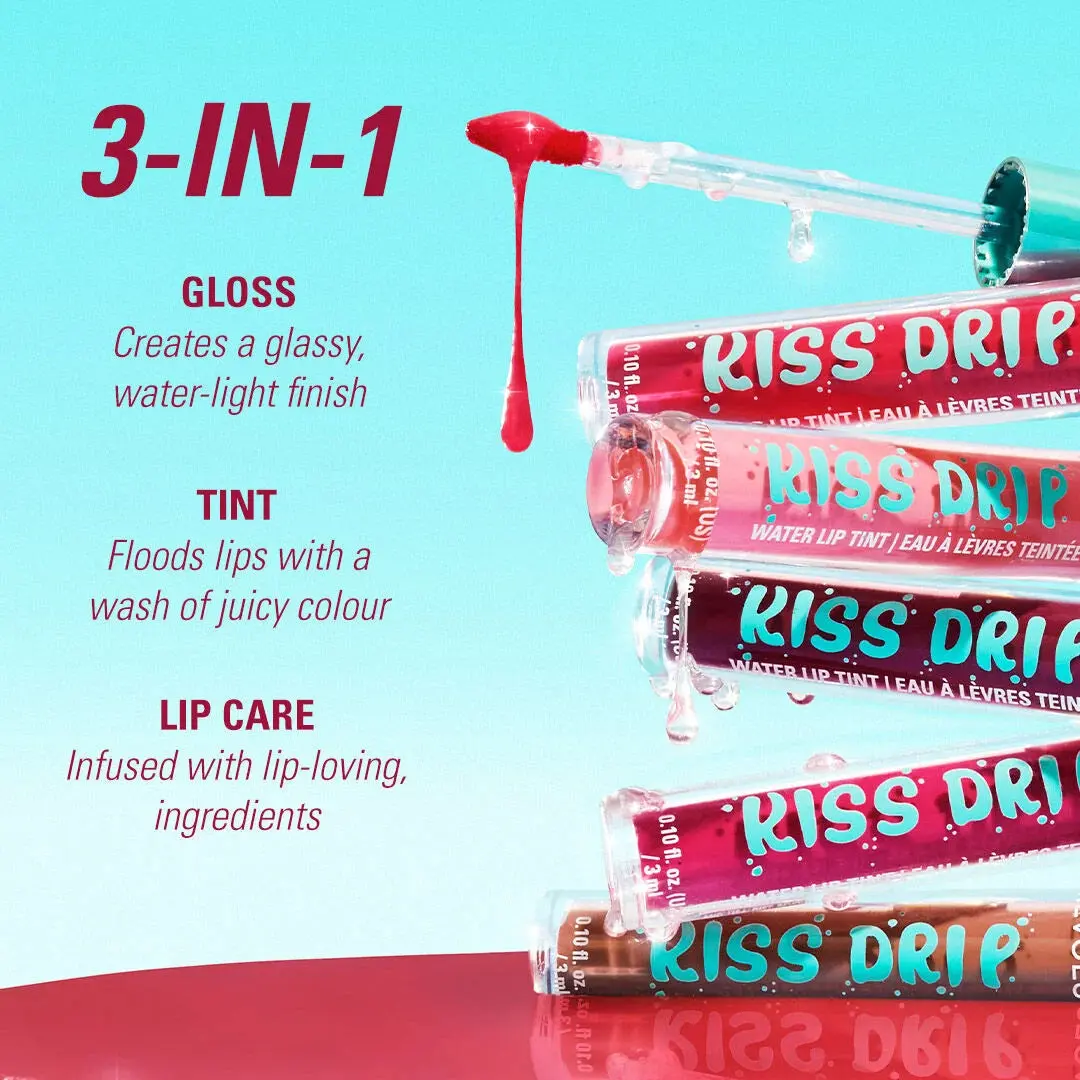 Kiss Drip Water Lip Tint Peach Fizz - Image 3