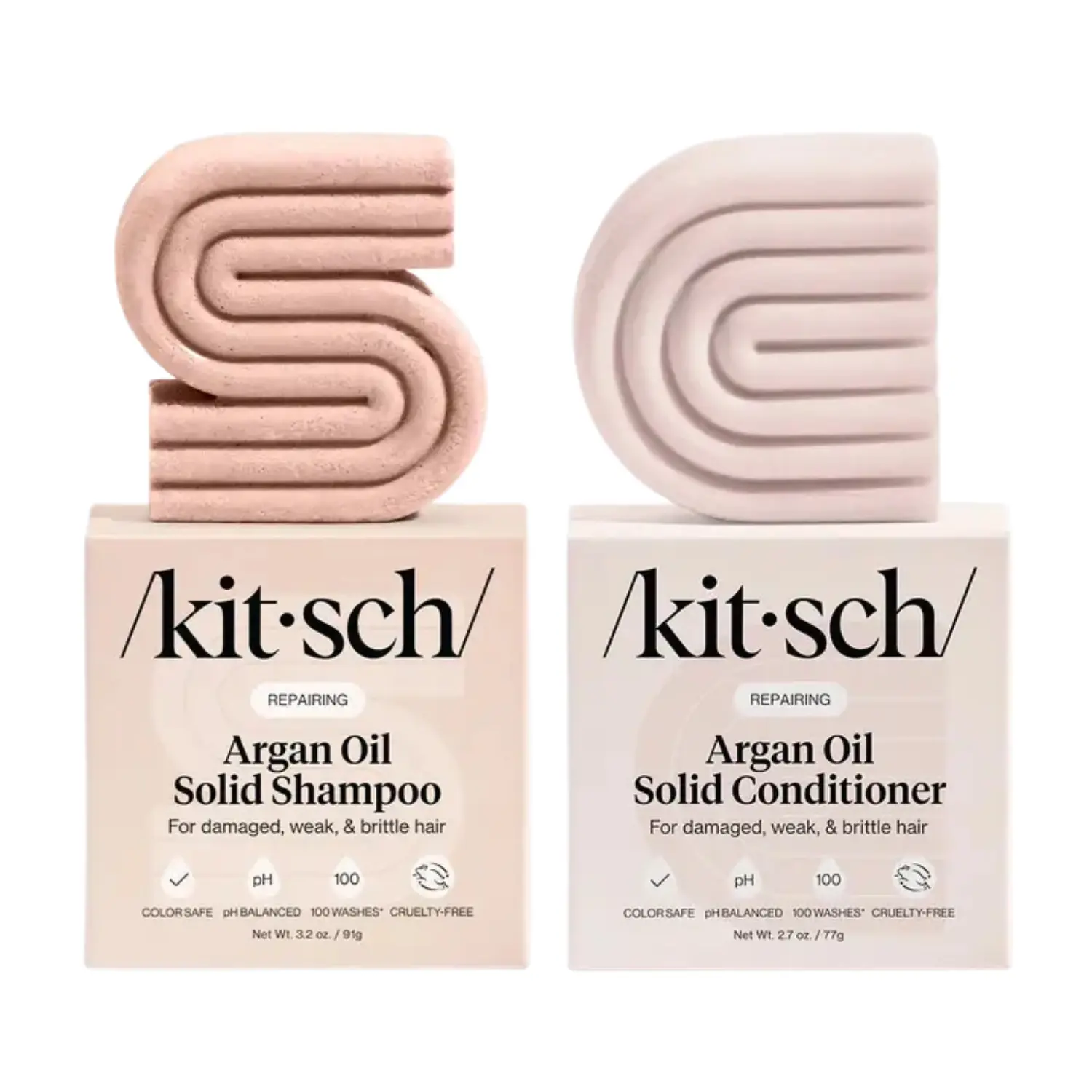 Repairing Argan Oil Shampoo & Conditioner Bar Set