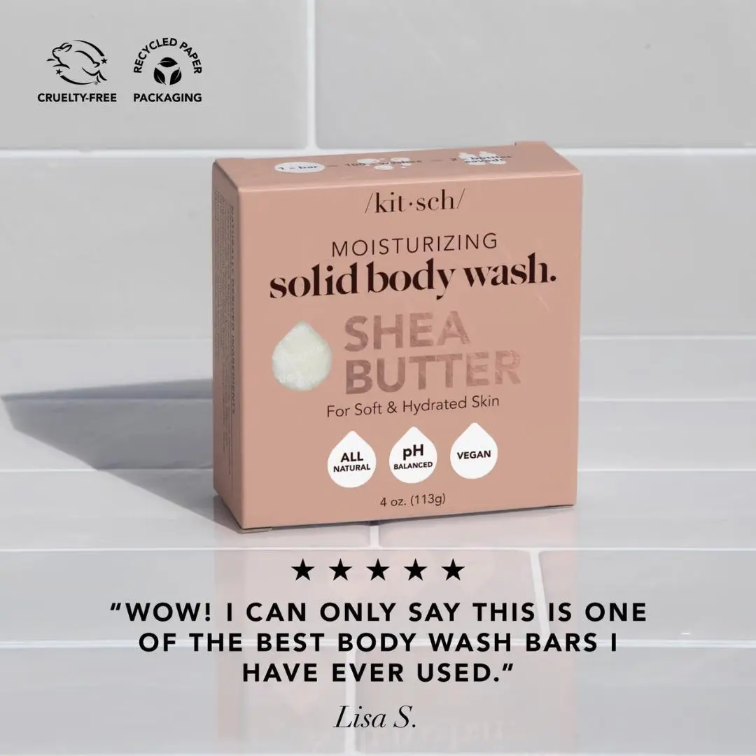 Shea Butter Exfoliating Solid Body Wash - Image 3