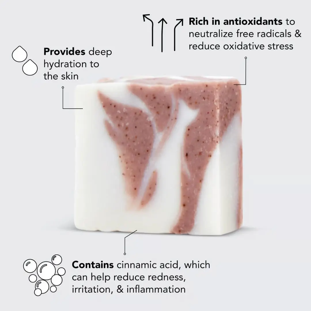 Shea Butter Exfoliating Solid Body Wash - Image 4