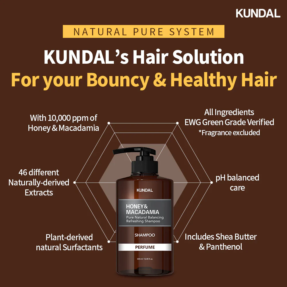 Honey & Macadamia Nature Shampoo White Musk - Image 2