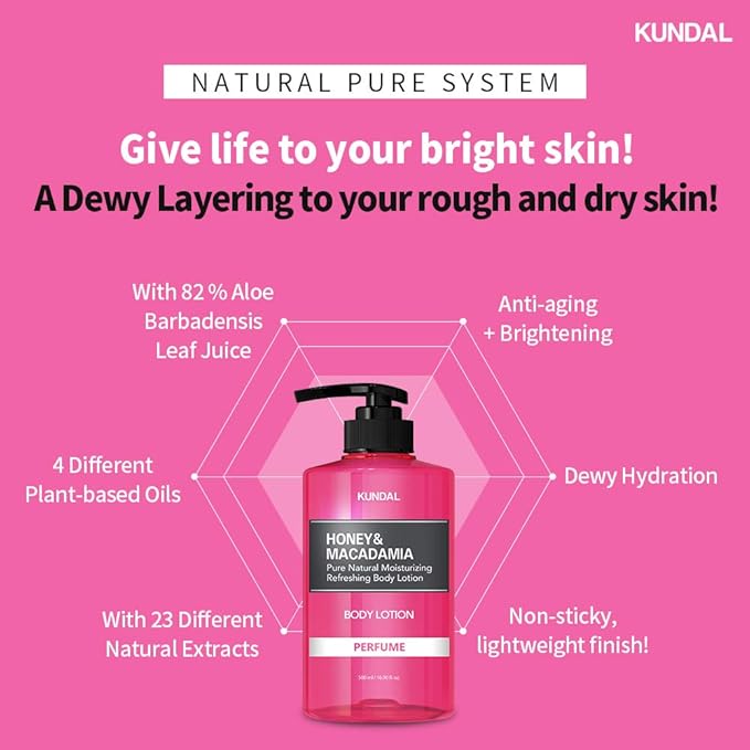 Honey & Macadamia Pure Body Lotion White Musk - Image 3