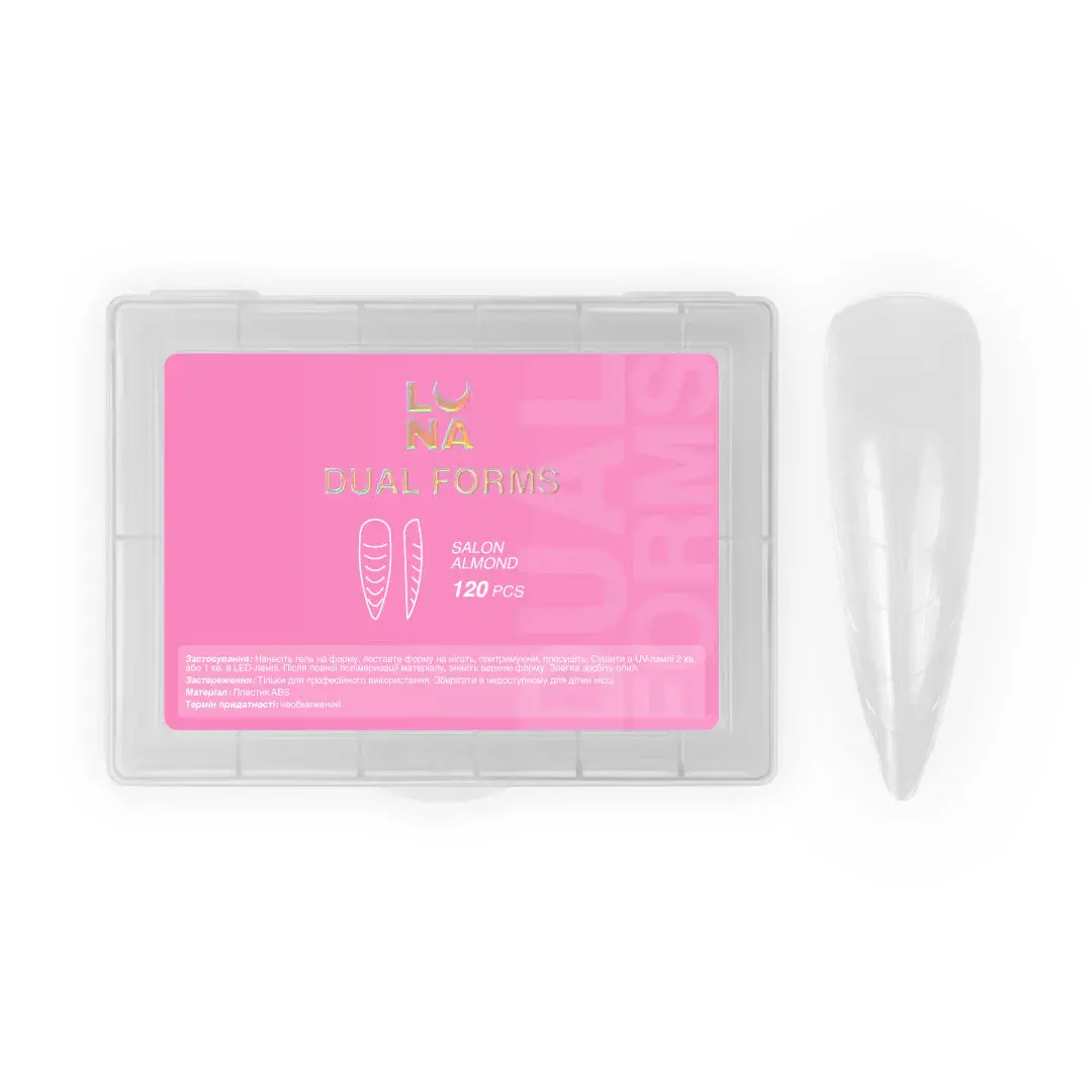 Dual Nail Forms Salon Almond