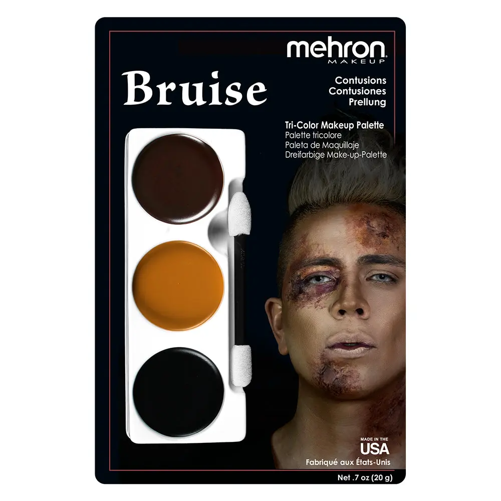 Tri-Color Makeup Palette Bruise