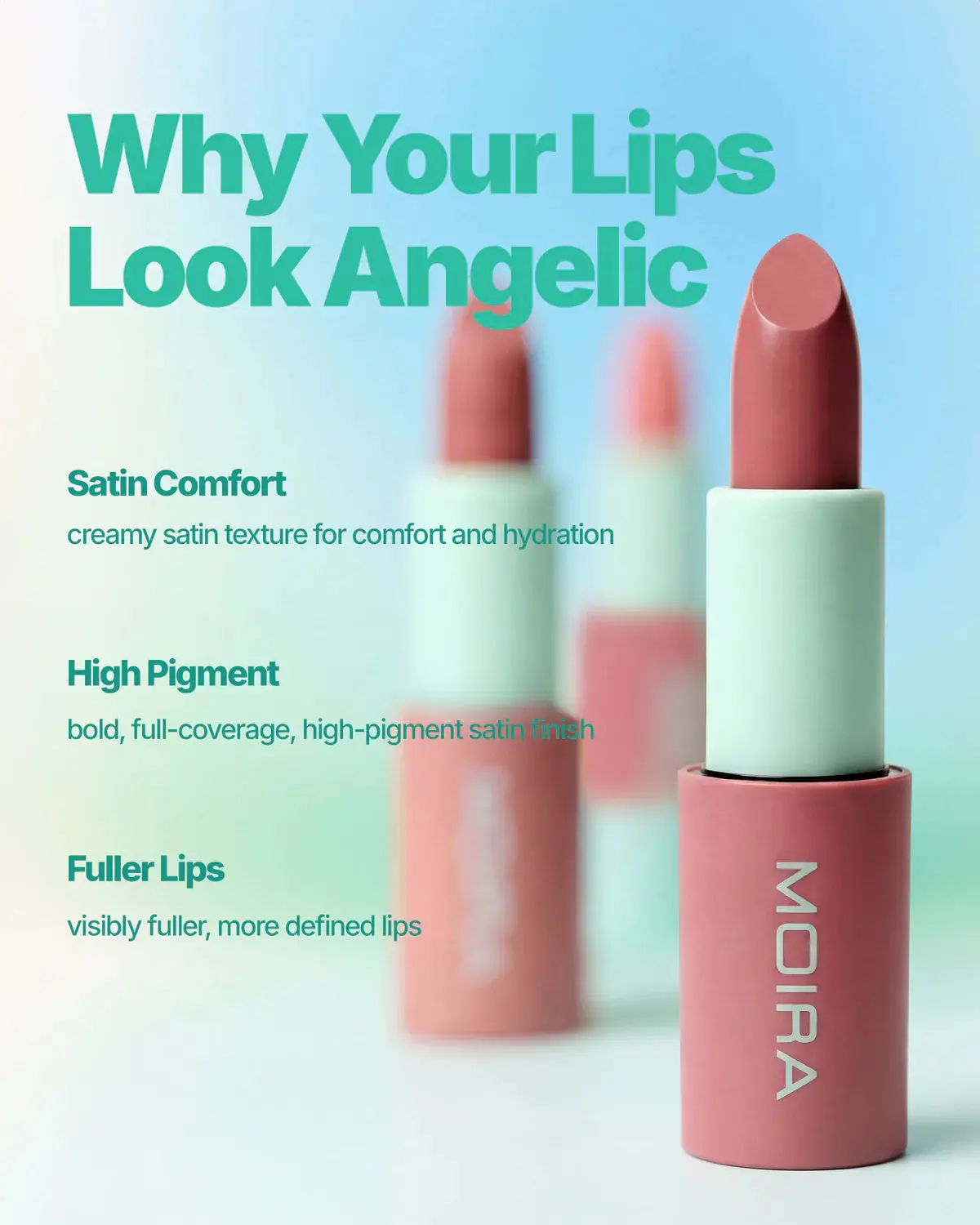 Angel Satin Lipstick 004 Heaven - Image 6