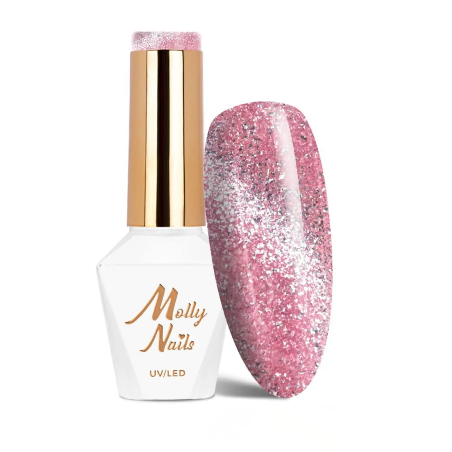 UV/LED Gel Polish Cat Eye Glacier Crush Nr 251 Rose