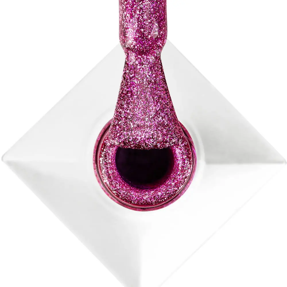 UV/LED Gel Polish Cat Eye Glacier Crush Nr 254 Fuchsia - Image 3