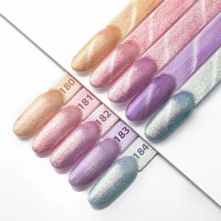 UV/LED Gel Polish Cat Eye Pastel Nr. 184 - Image 2