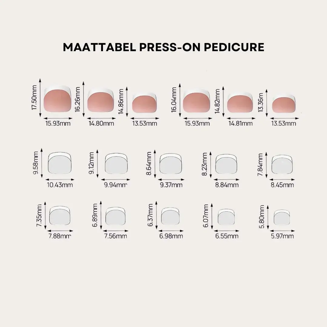 Soft Gel Press-On Toe Nails Celine - Image 2