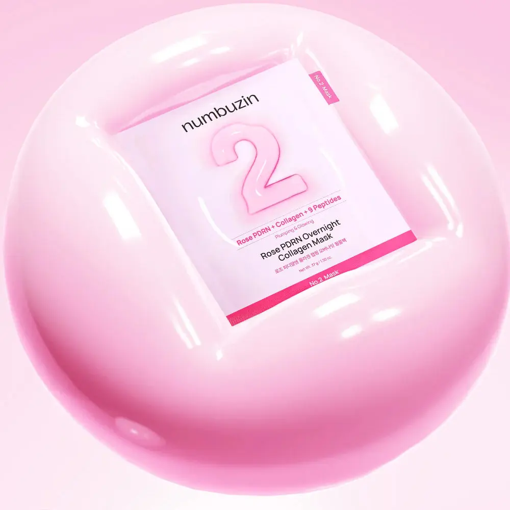 No.2 Rose PDRN Overnight Collagen Mask 4-Pack - Image 7