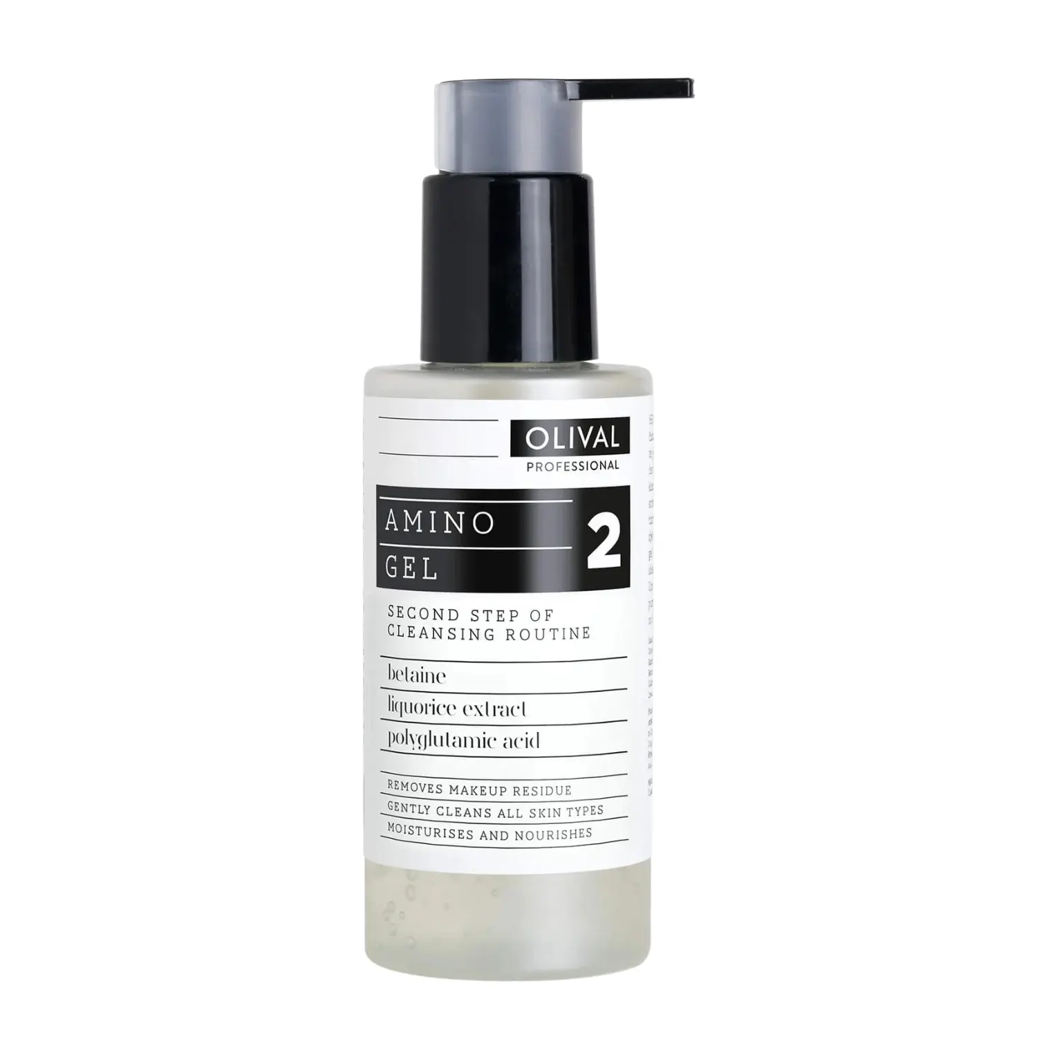 Amino Gel For The Second Step Of Facial Cleansing
