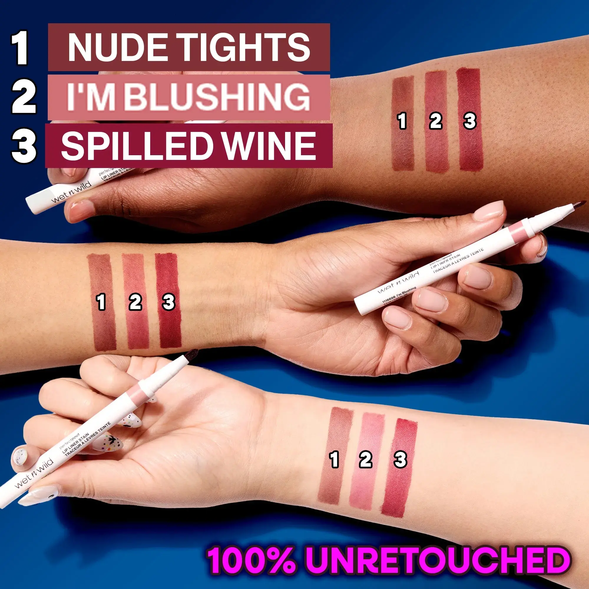 Perfect Pout Lip Liner Stain Nude Tights - Image 4