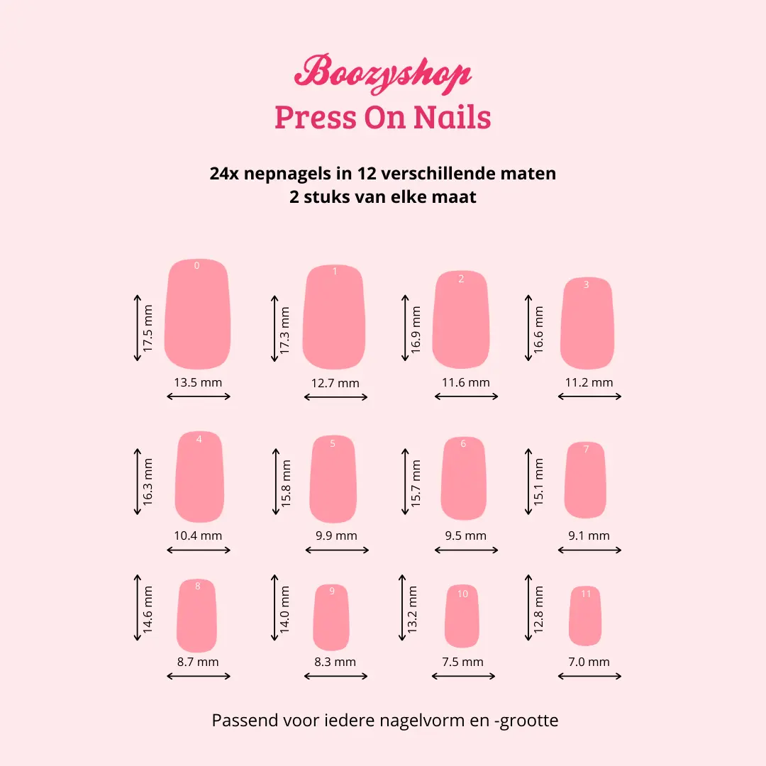 Press On French Nails Triangle Multicolor - Image 5