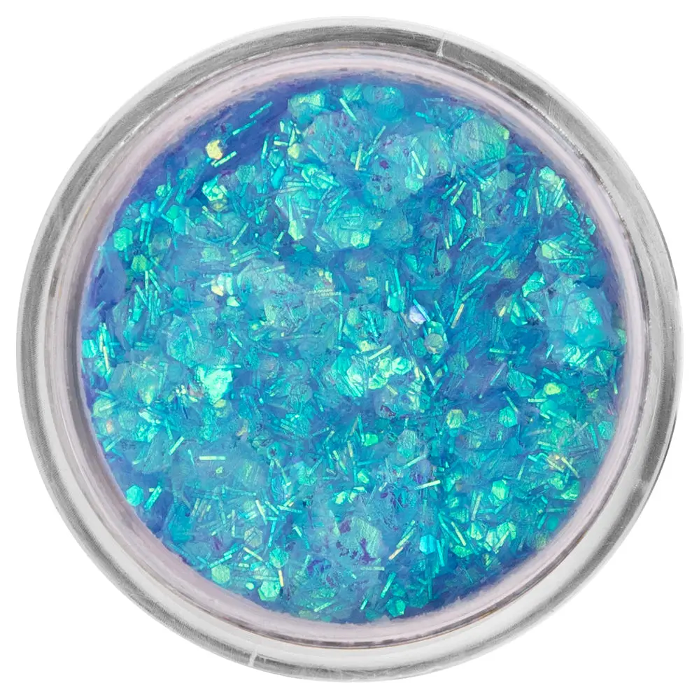 Pressed Chunky Glitter Cream Blue Lagune