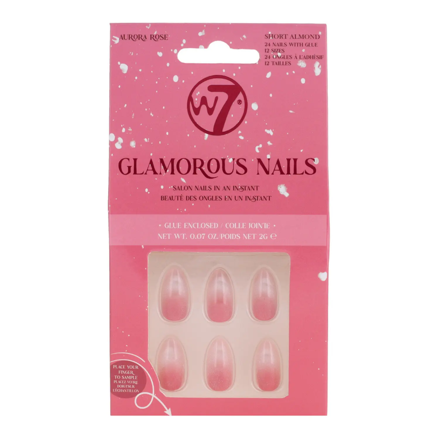 Glamorous Press-On Nails Aurora Rose