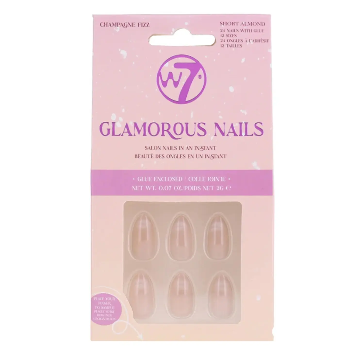 Glamorous Press-On Nails Champagne Fizz