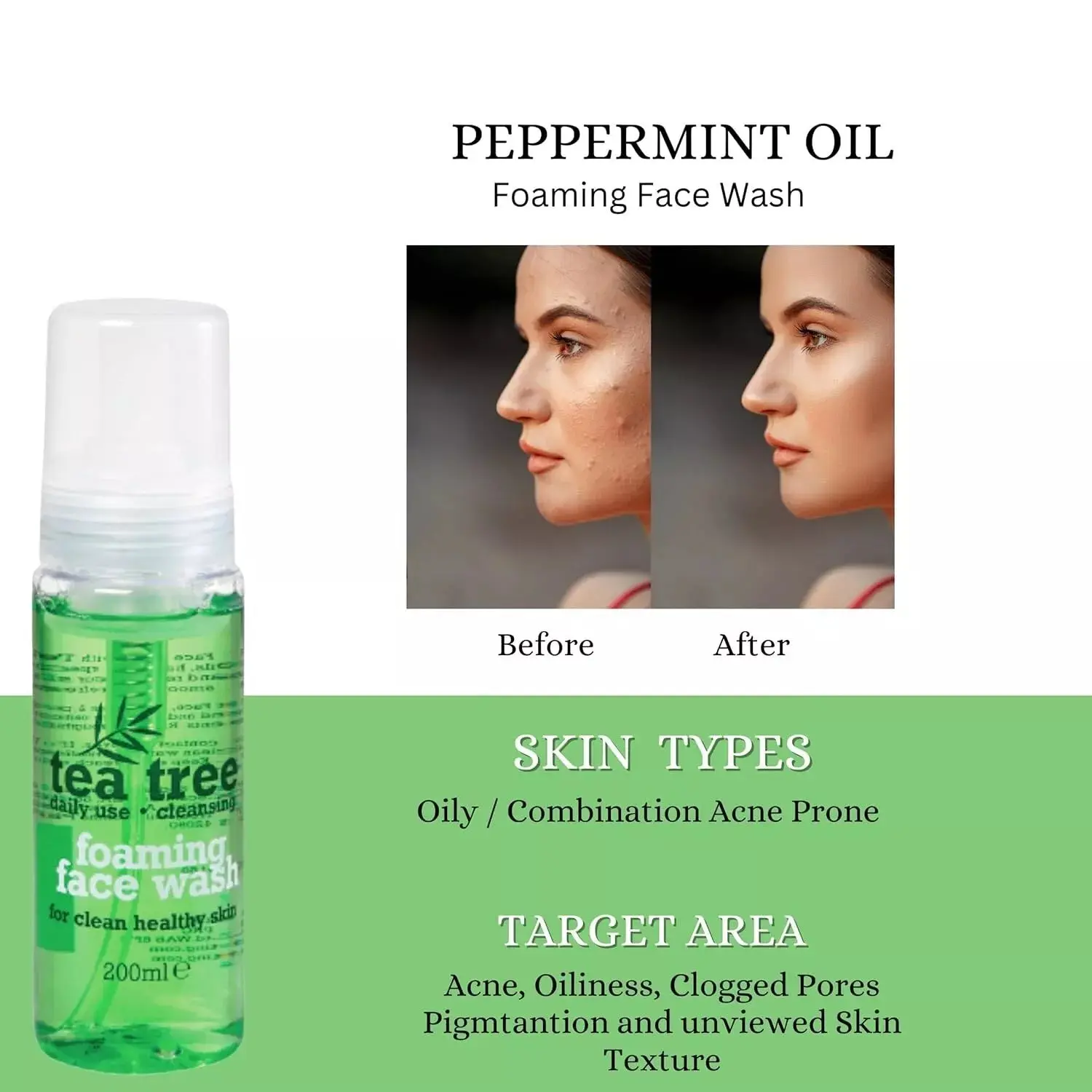 Tea Tree Foaming Face Wash - Image 2