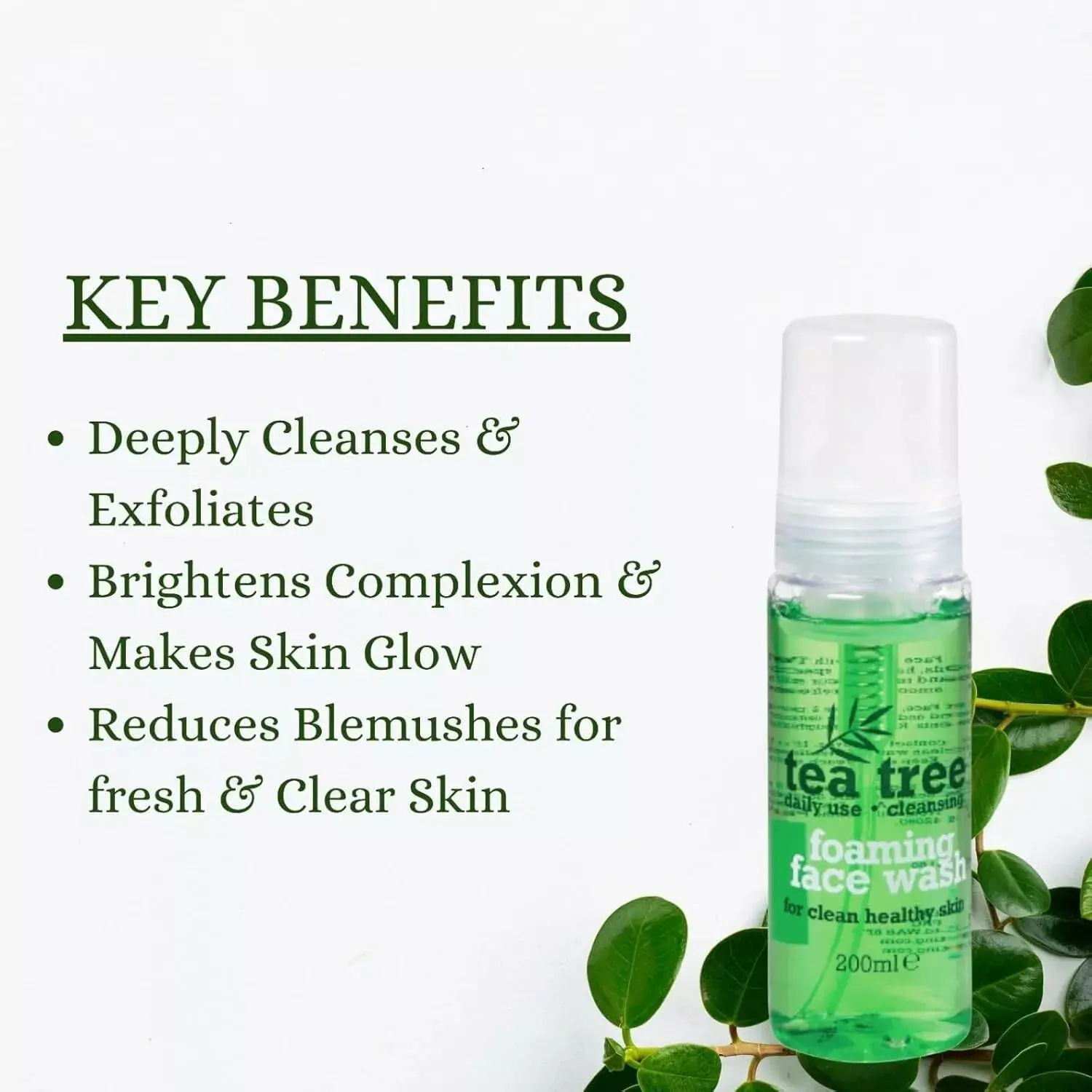 Tea Tree Foaming Face Wash - Image 4